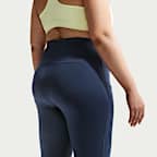 Leggings de tiro alto de 7/8 con bolsillos para mujer (talla grande) Nike One