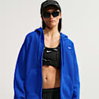 Nike Studio Fleece Heavyweight Women's Oversized Full-Zip Hoodie