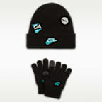 Conjunto Peak de 2 piezas de gorro multideporte para niños talla grande Nike