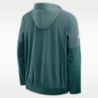 Philadelphia Eagles Well Rounded Anorak Men's Nike NFL 1/2-Zip Hooded Jacket
