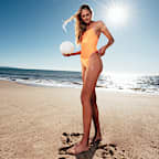 Nike Swim Women's Ripple Texture Squareneck One Piece