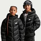 Nike Sportswear "All Day Play" Chaqueta acolchada y holgada con capucha Therma-FIT - Niño/a