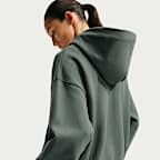 Sudadera con gorro sin cierre oversized para mujer Nike Studio Fleece Medium Weight