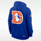 Denver Broncos Alt Standard Issue Men's Nike Dri-FIT NFL Pullover Hoodie