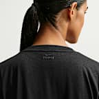 NikeSKIMS Performance Cotton Blend Kurzarm-Oberteil mit V-Ausschnitt (Damen)