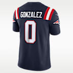 Christian Gonzalez New England Patriots Men's Nike Dri-FIT NFL Stitched Limited Jersey