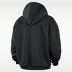 Sudadera con gorro de básquetbol de tejido Fleece para hombre New York Knicks Standard Issue