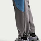 Nike Tech Men's Colour-Block Open-Hem Fleece Trousers