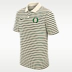 Oregon Striped Men's Nike Dri-FIT College Polo