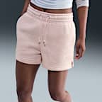 Shorts de tiro medio de 10 cm para mujer Nike Sportswear Phoenix Fleece