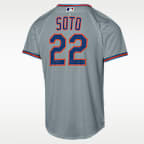 Jersey Nike de la MLB Replica para niños talla grande Juan Soto New York Mets
