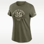 Cincinnati Bengals Salute to Service Sideline Women's Nike NFL T-Shirt