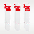 Meias de cano médio Nike Everyday Elevated (3 pares)