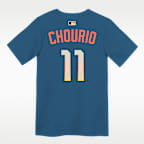 Jackson Chourio Milwaukee Brewers City Connect Little Kids' Nike MLB T-Shirt