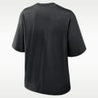 Playera Nike de la NFL para mujer Pittsburgh Steelers Primetime Premium Essential Boxy