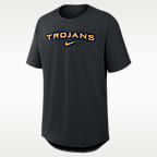 Playera universitaria Nike para hombre USC Premium Performance Golf Club