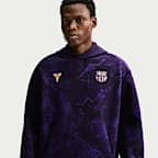 FC Barcelona Away Men's Kobe Soccer Pullover Hoodie