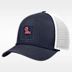 Ole Miss Sideline Rope Men's Nike College Trucker Adjustable Hat