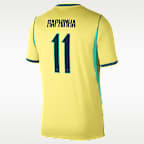 Raphinha Brazil National Team 2026 Stadium Home Men's Nike Dri-FIT Soccer Jersey