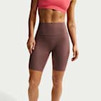 Shorts da ciclista 20 cm a vita alta Nike Zenvy – Donna