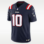Drake Maye New England Patriots Men's Nike Dri-FIT NFL Limited Jersey
