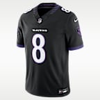 Lamar Jackson Baltimore Ravens Men's Nike Dri-FIT NFL Limited Jersey
