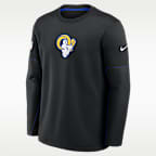 Los Angeles Rams Sideline Coaches Men's Nike Therma-FIT NFL Long-Sleeve T-Shirt