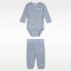 Conjunto de pants y mono de manga larga para bebé (0 a 6 meses) Nike Baby Essentials
