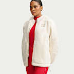 NikeSKIMS Sherpa Women's Oversized Full-Zip Hooded Jacket