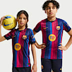 F.C. Barcelona 2026/27 Stadium Home Older Kids' Nike Dri-FIT Football Replica Shirt