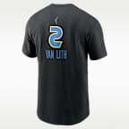 Playera Nike de la WNBA para hombre Hailey Van Lith Chicago Sky