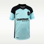 Jersey Nike Dri-FIT de la NWSL tipo réplica para niños talla grande Rose Lavelle NJ/NY Gotham FC 2025 Stadium visitante