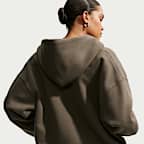 Nike Studio Fleece Medium Weight Women's Oversized Full-Zip Hoodie