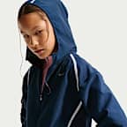 Chamarra de correr Repel para niña talla grande Nike Tempo