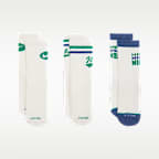 Calcetas Dri-FIT Retro con gráfico (3 pares) para niños talla pequeña Nike