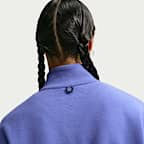 Playera Dri-FIT oversized de medio cierre para mujer Nike 24.7 ImpossiblySoft