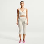 NikeSKIMS Matte Women's V-Neck Long-Line Bra