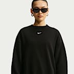 Nike Studio Fleece Lightweight Women's Oversized Crew-Neck Sweatshirt
