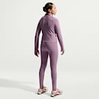 Nike Mavn Girls' Dri-FIT Fitted Full-Zip Long-Sleeve Top