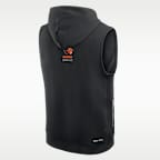 Sudadera con gorro sin mangas de tejido Fleece Nike de la NCAA para hombre Oregon State Beavers