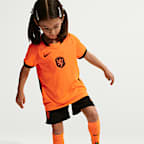 Netherlands 2026 Stadium Home Younger Kids' Nike Football Replica 3-Piece Kit