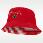 Georgia Primetime Apex Men's Nike College Bucket Hat
