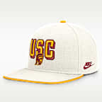 Gorra universitaria Nike Dri-FIT ajustable para hombre USC Legacy Letter & Mascot Pro
