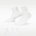 Calcetines de entrenamiento al tobillo (3 pares) Nike Everyday Plus Cushioned