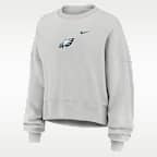 Sudadera de cuello redondo sin cierre Nike de la NFL oversized para mujer Philadelphia Eagles Primetime Phoenix