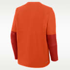 Clemson Dugout Men's Nike Dri-FIT College 1/4-Zip Long-Sleeve Windshirt