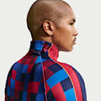 FC Barcelona Strike Home Men's Nike Dri-FIT Soccer Pre-Match Knit Drill Top