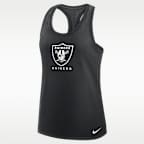 Las Vegas Raiders Hurry Up Women's Nike Dri-FIT NFL Racerback Tank Top