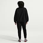 Sudadera de cuello redondo oversized para mujer (talla grande) Nike Studio Fleece Medium Weight