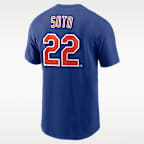 Juan Soto New York Mets Cooperstown 40th Anniversary Men's Nike MLB T-Shirt